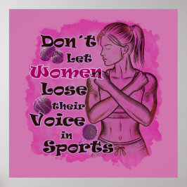 Empowerment van vrouwen. Vrouwen spreken voor zich Poster