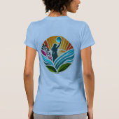 Empowerment voor vrouwen Slim Fit T-shirt (Achterkant)