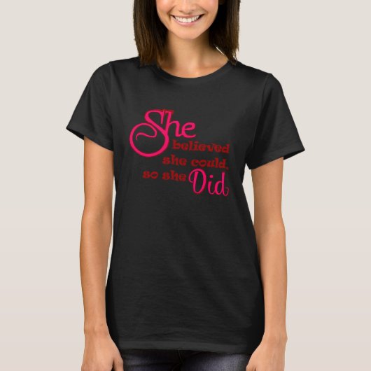 Empowerment Woman Quote T-shirt (Voorkant)