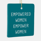 Empowervrouwen geven de Cool RBG Keramisch Ornament (Rechts)