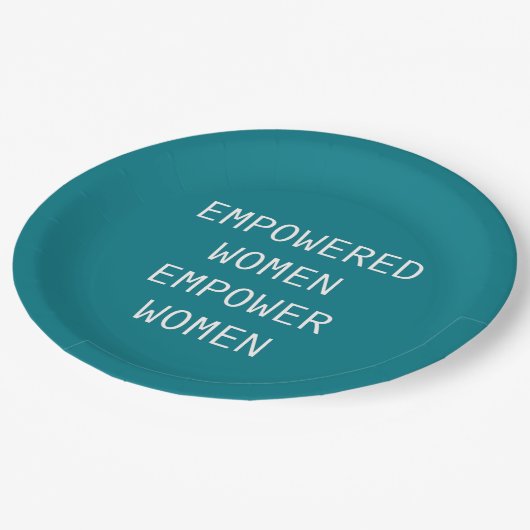 Empowervrouwen geven de Cool RBG Papieren Bordje (Gekanteld)