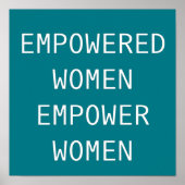 Empowervrouwen geven de Cool RBG Poster (Voorkant)