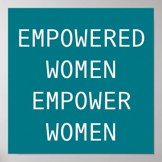 Empowervrouwen geven de Cool RBG Poster (Voorkant)