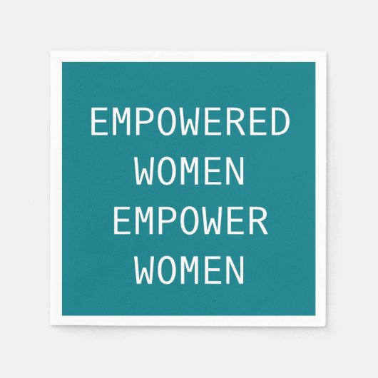 Empowervrouwen geven de Cool RBG Servet (Voorkant)