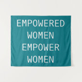 Empowervrouwen geven de Cool RBG Wandkleed (Voorkant (horizontaal))