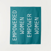 Empowervrouwen geven de Cool RBG Wandkleed (Voorkant)