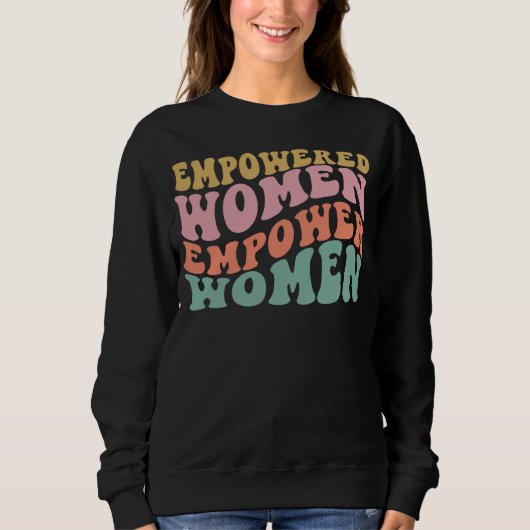 EmpowerWomen's Shirt voor vrouwen, kracht voor vro (Voorkant)