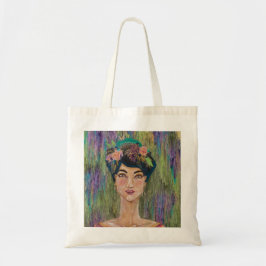 Empress Amethyst Asian Noblewoman Queen Tote Bag