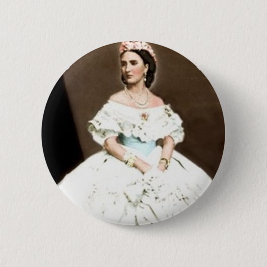 Empress Carlota Ronde Button 5,7 Cm (Voorkant)