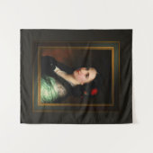 Empress Carlota van Mexico door Hermann Winterhalt Wandkleed (Voorkant (horizontaal))