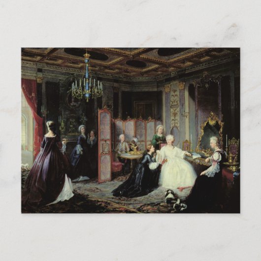 Empress Catherine the Great die een Briefkaart (Voorkant)