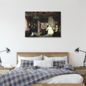 Empress Catherine the Great die een Canvas Afdruk (Insitu (Slaapkamer))