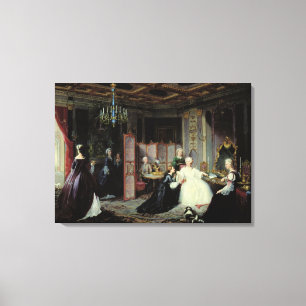 Empress Catherine the Great die een Canvas Afdruk