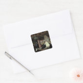 Empress Catherine the Great die een Vierkante Sticker (Envelop)