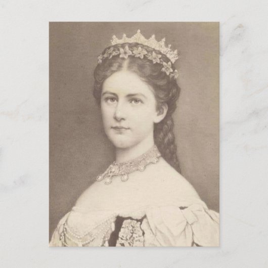 Empress Elisabeth Austria - Sissi, Sisi Briefkaart (Voorkant)