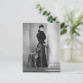 Empress Elisabeth Austria - Sissi, Sisi met hond Briefkaart (Staand voorkant)