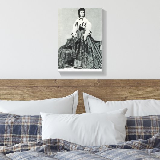 Empress Elisabeth of Austria Canvas Afdruk (Insitu (Slaapkamer))