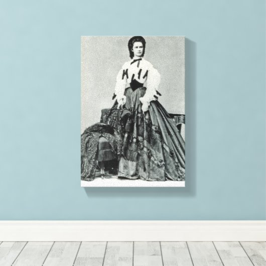 Empress Elisabeth of Austria Canvas Afdruk (Insitu (Houten vloer))