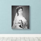 Empress Elisabeth of Austria Hungary Canvas Afdruk (Insitu (Houten vloer))