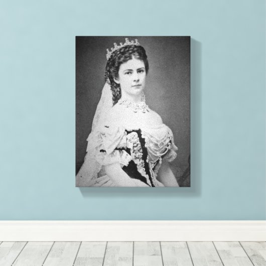 Empress Elisabeth of Austria Hungary Canvas Afdruk (Insitu (Houten vloer))