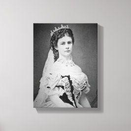 Empress Elisabeth of Austria Hungary Canvas Afdruk