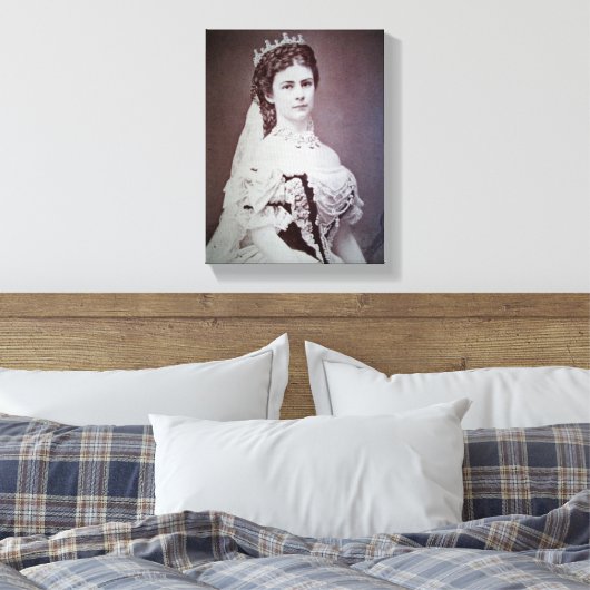 Empress Elisabeth of Austria Hungary Canvas Afdruk (Insitu (Slaapkamer))