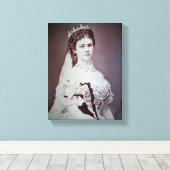 Empress Elisabeth of Austria Hungary Canvas Afdruk (Insitu (Houten vloer))