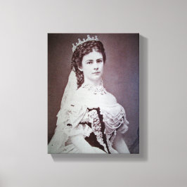 Empress Elisabeth of Austria Hungary Canvas Afdruk