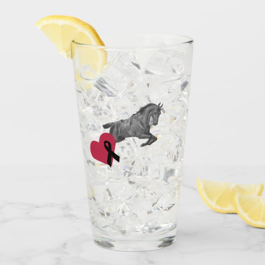 Empress Elisabeth on horse Glas (Voorkant ijs)
