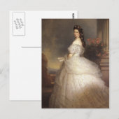 Empress Elisabeth - Sisi - Franz Xaver Winterhalte Briefkaart (Voorkant / Achterkant)