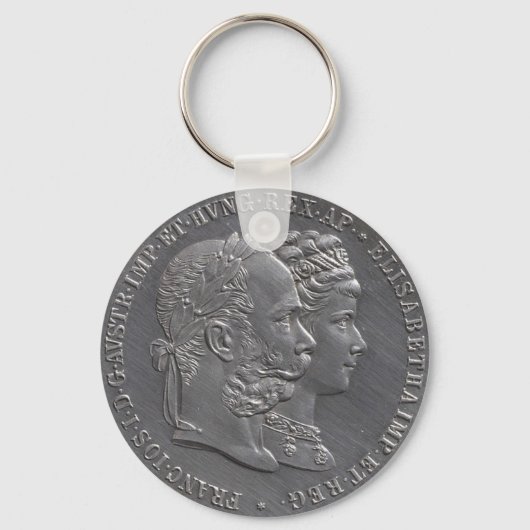 Empress Elisabeth van Austria Sissi Sisi Coin 1879 Sleutelhanger (Voorkant)