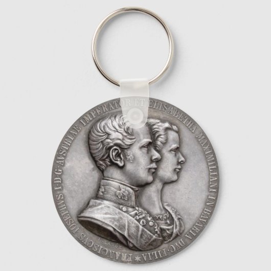 Empress Elisabeth van Austria Sissi Wedding Coin Sleutelhanger (Voorkant)