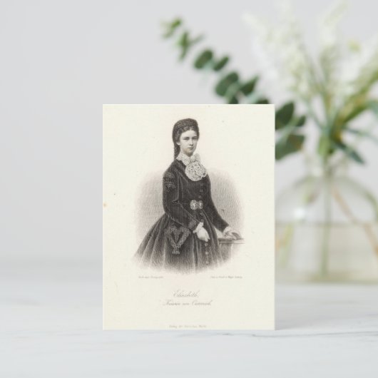 Empress Elisabeth van Oostenrijk Briefkaart (Staand voorkant)