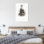 Empress Elisabeth van Oostenrijk Canvas Afdruk (Insitu (Slaapkamer))