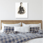 Empress Elisabeth van Oostenrijk Canvas Afdruk (Insitu (Slaapkamer))