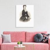 Empress Elisabeth van Oostenrijk Canvas Afdruk (Insitu (Woonkamer))