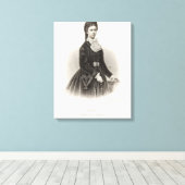 Empress Elisabeth van Oostenrijk Canvas Afdruk (Insitu (Houten vloer))