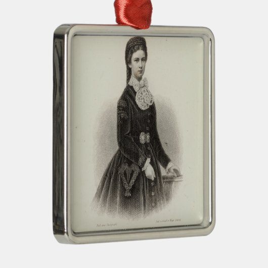Empress Elisabeth van Oostenrijk Metalen Ornament (Rechts)