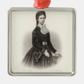 Empress Elisabeth van Oostenrijk Metalen Ornament (Voorkant)