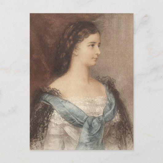 Empress Elisabeth van Oostenrijk - Portret van Sis Briefkaart (Voorkant)