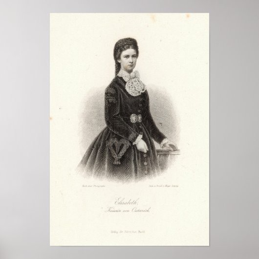 Empress Elisabeth van Oostenrijk Poster (Voorkant)