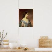 Empress Elizabeth of Bavaria als jonge vrouw Poster (Keuken)