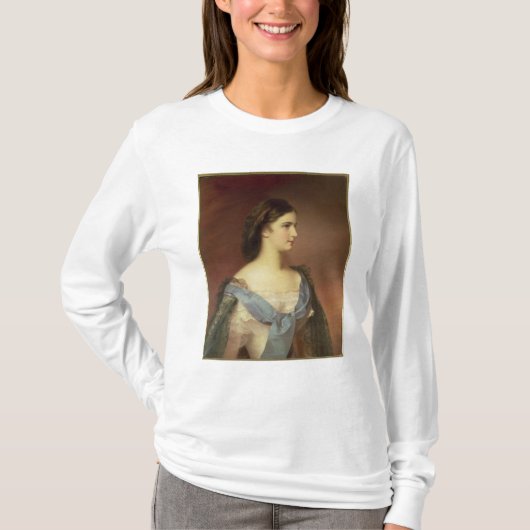 Empress Elizabeth of Bavaria als jonge vrouw T-shirt (Voorkant)