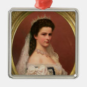 Empress Elizabeth of Bavaria in het Hongaars Metalen Ornament (Voorkant)