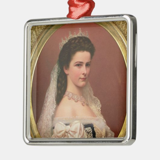 Empress Elizabeth of Bavaria in het Hongaars Metalen Ornament (Links)