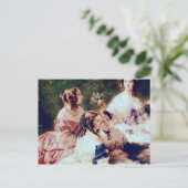 Empress Eugenie en haar Dames in Waiting Briefkaart (Staand voorkant)