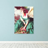 Empress Eugenie en haar Dames in Waiting Canvas Afdruk (Insitu (Houten vloer))