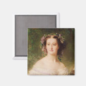 Empress Eugenie en haar Dames in Waiting Magneet (Voorkant / Achterkant)