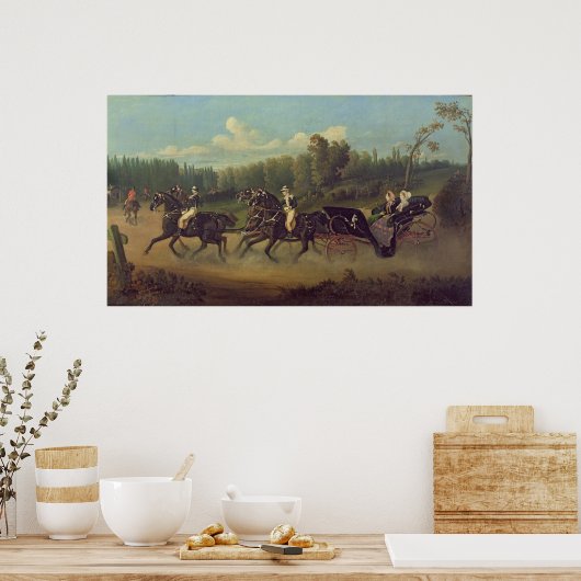 Empress Eugenie en Queen Victoria in het Poster (Keuken)