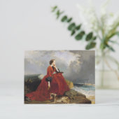 Empress Eugenie op Biarritz, 1858 Briefkaart (Staand voorkant)